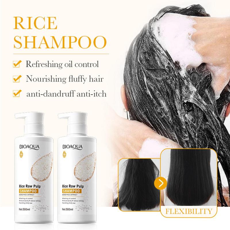 Volumizing Rice Water Shampoo for Dry and Oily Hair