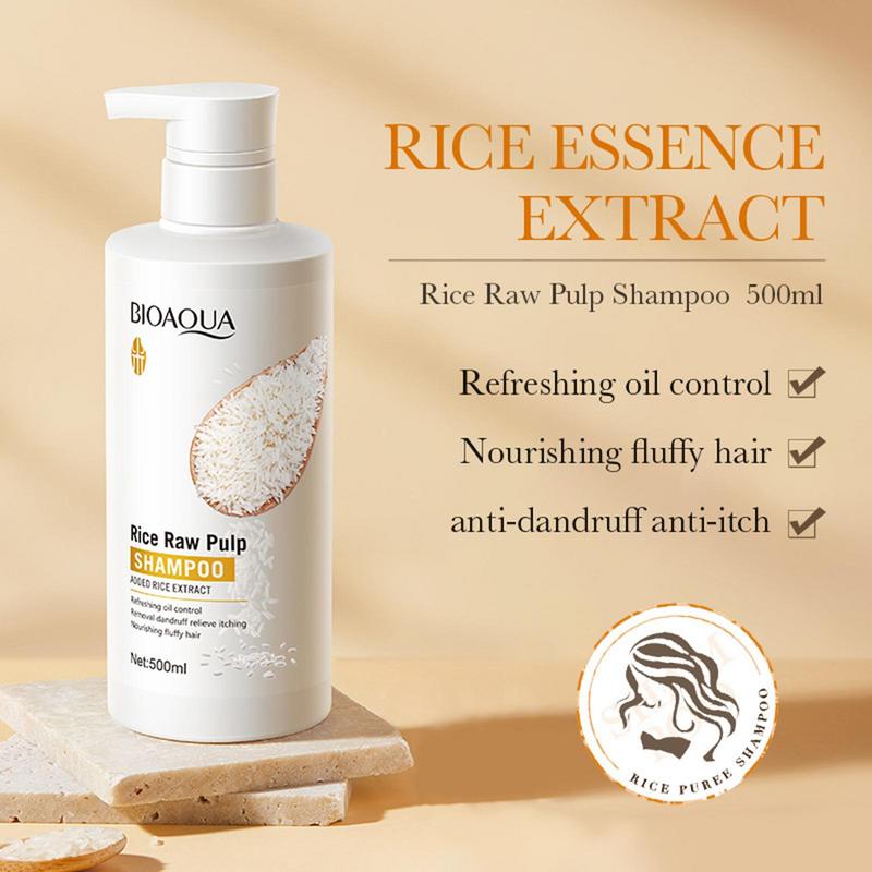 Volumizing Rice Water Shampoo for Dry and Oily Hair