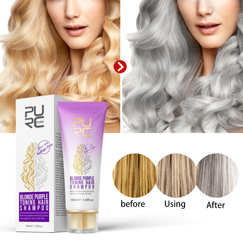 Purple Shampoo for Yellowing and Color Correction