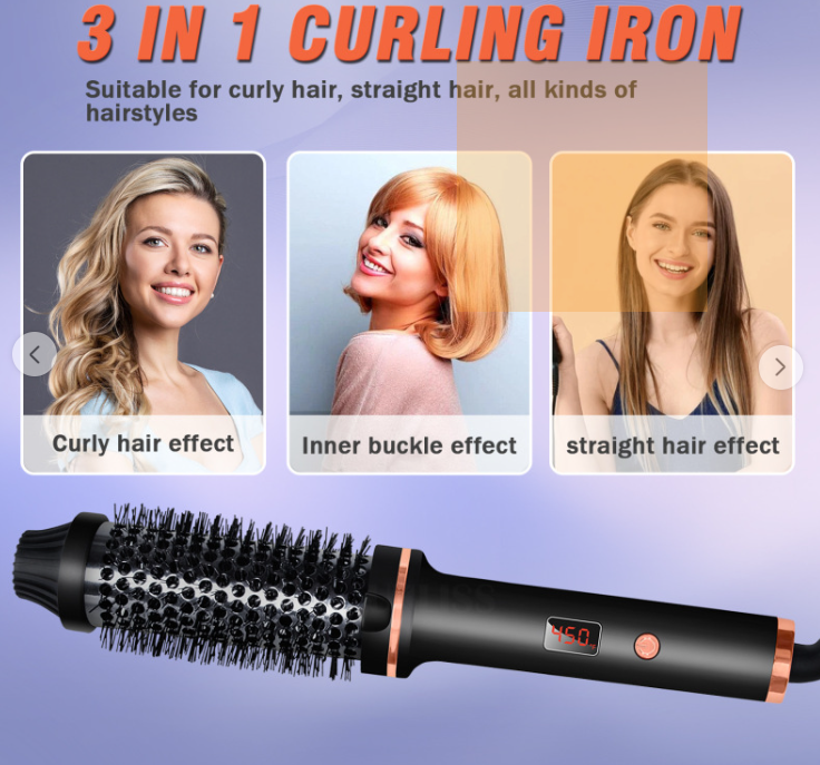 3-in-1 Curl, Wave & Straighten Styling Iron