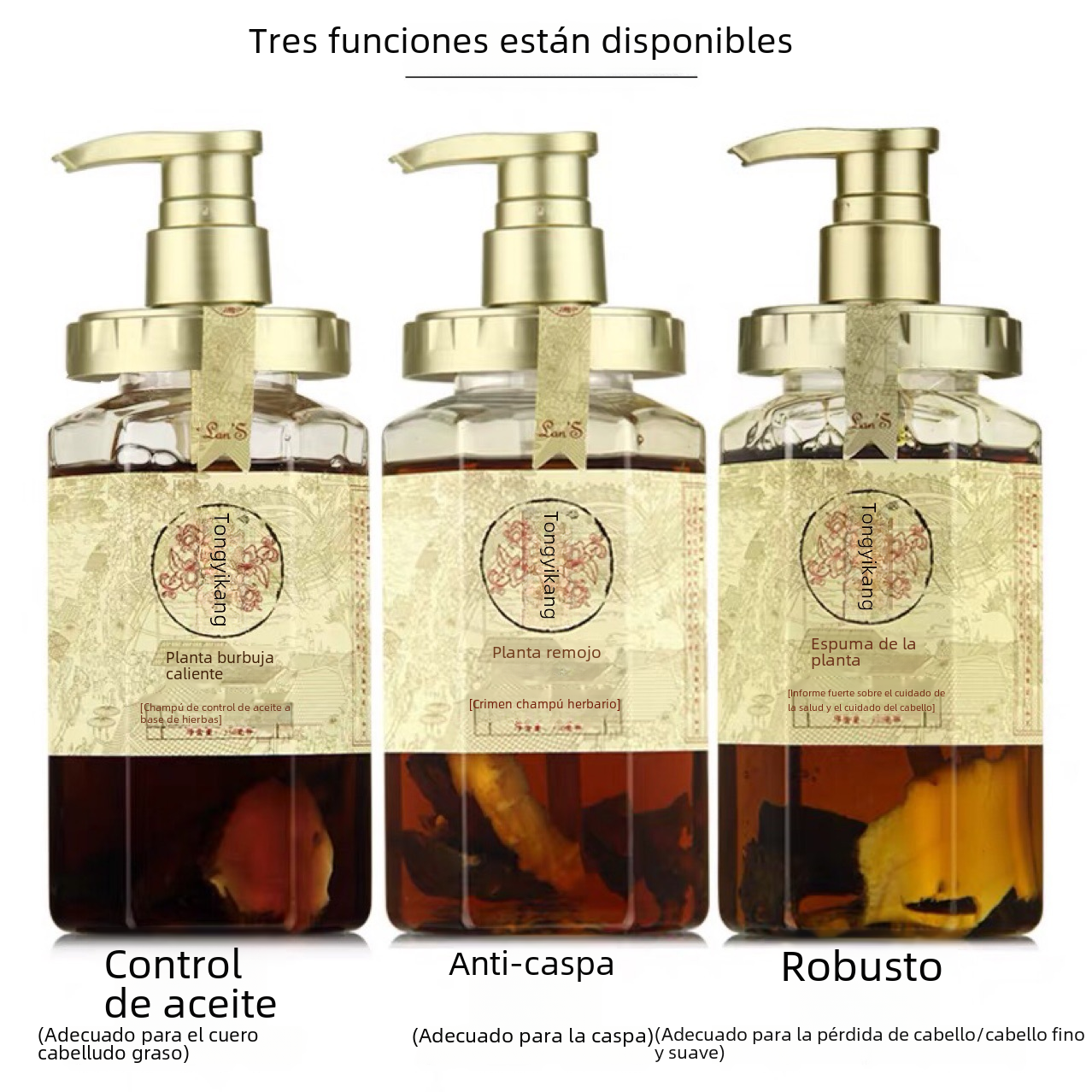 Tongyikang Herbal Shampoo and Cleansing Wash