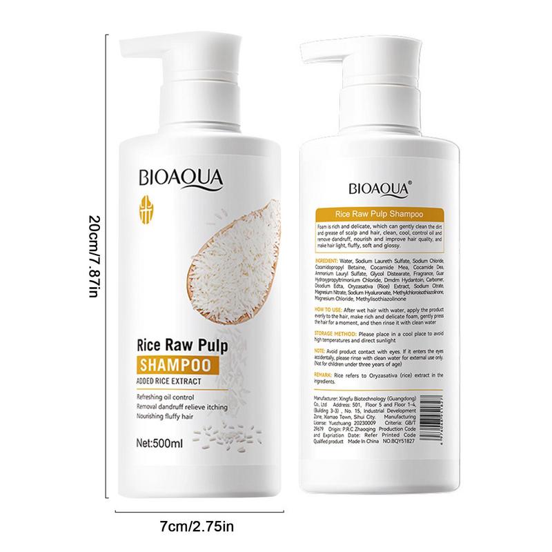 Volumizing Rice Water Shampoo for Dry and Oily Hair